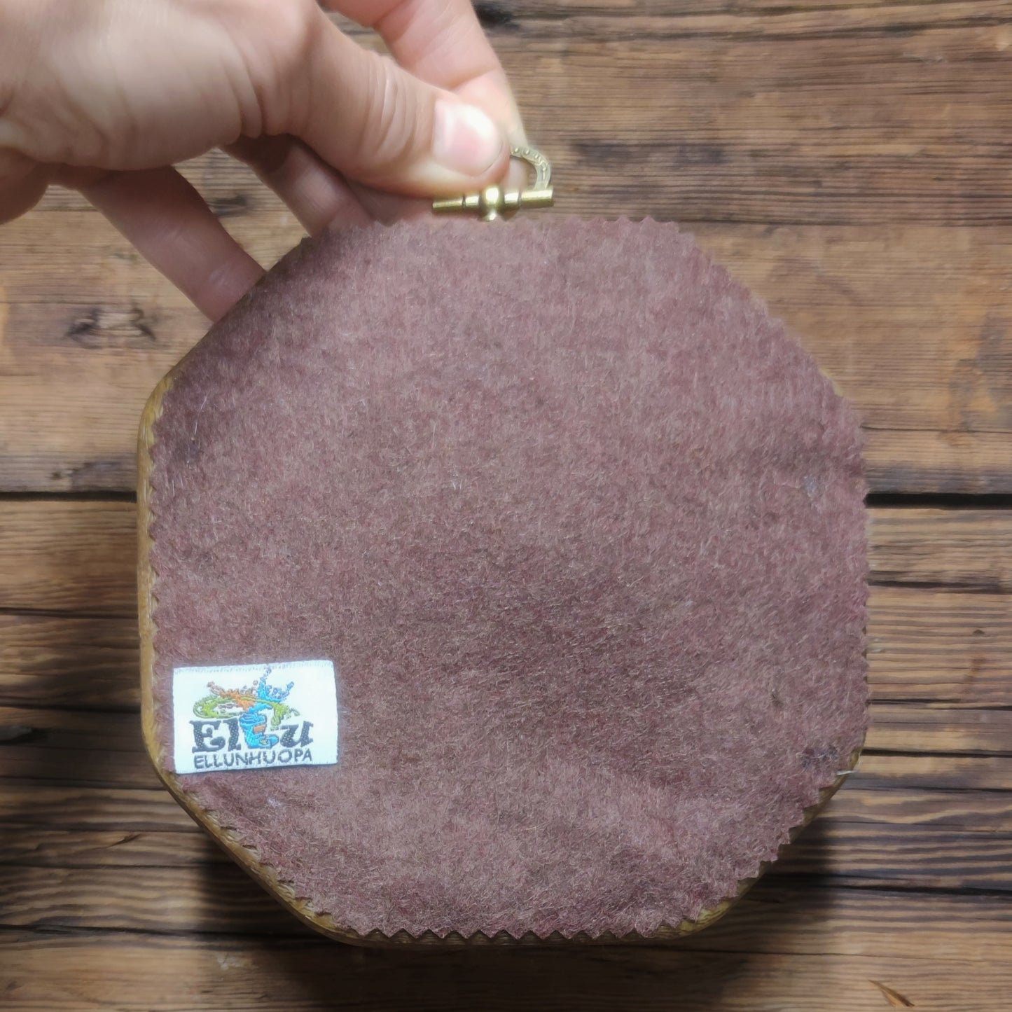 Wool Painting "Safe Haven" from the Mini Marvels: Circular Creations collection