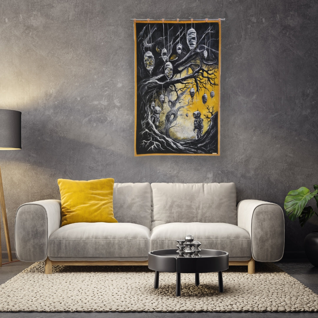 *RESERVED* Wool Painting "Threads of Emotionlessness" from the Civilization Chronicles collection