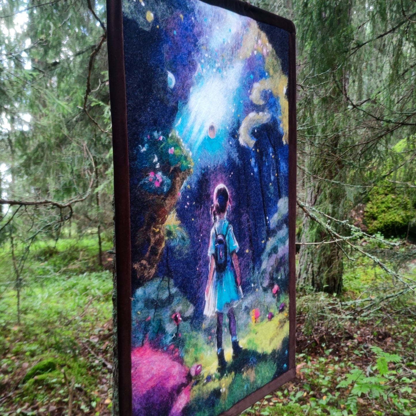 Wool Painting ”The Power of Imagination” from the Alternative Space collection