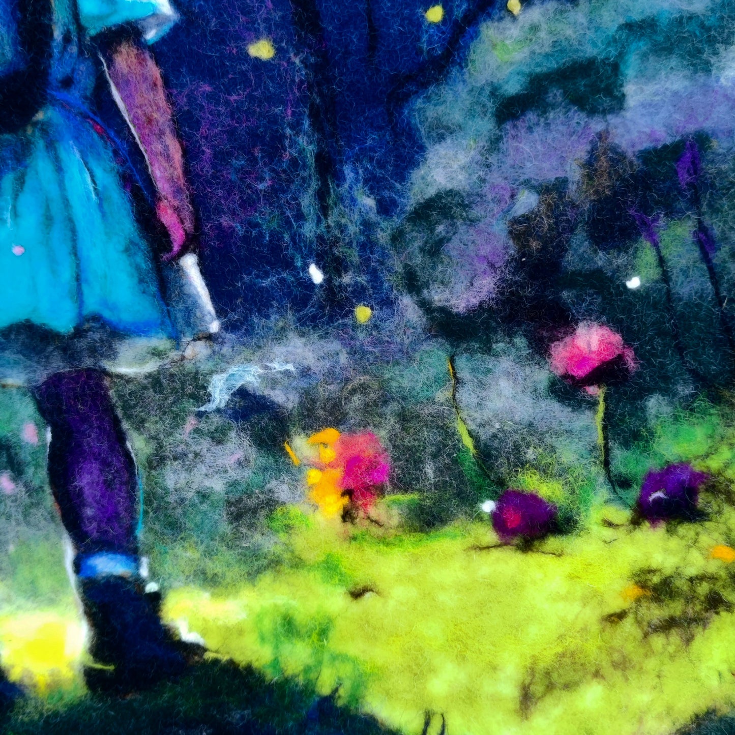 Wool Painting ”The Power of Imagination” from the Alternative Space collection