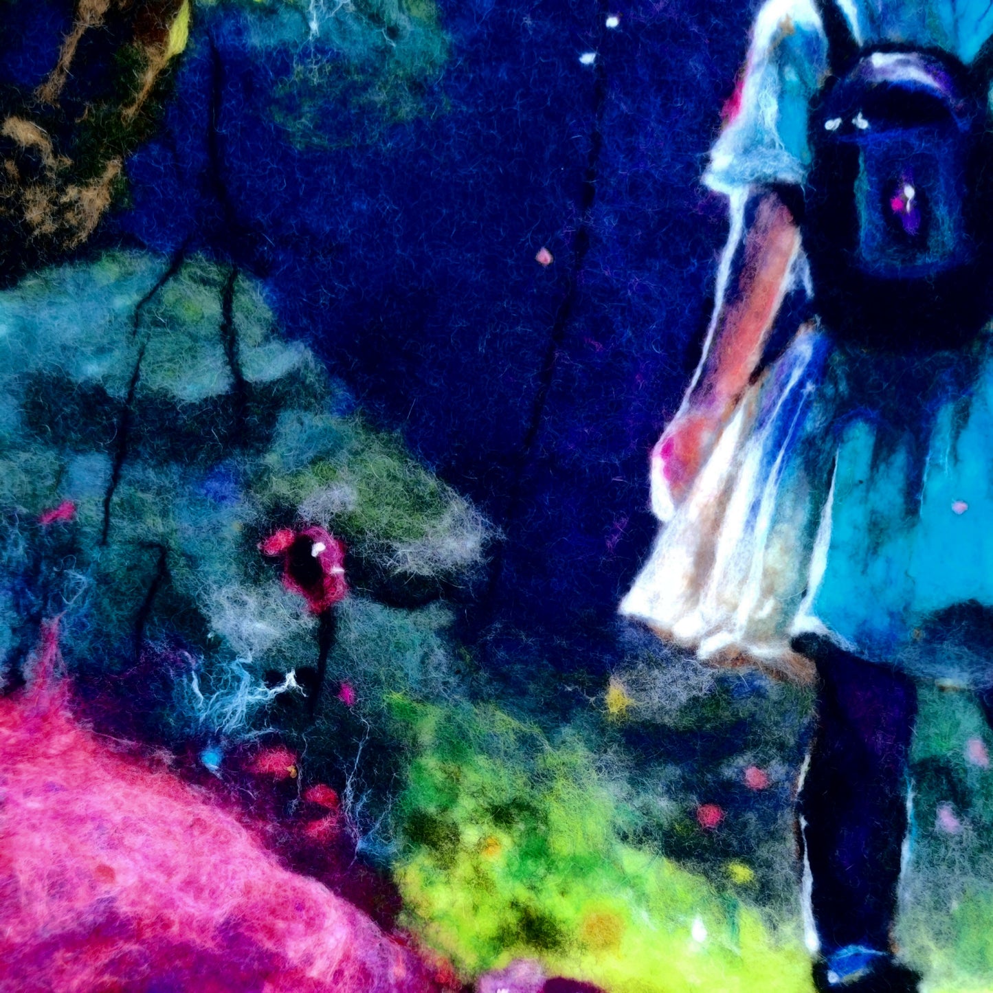 Wool Painting ”The Power of Imagination” from the Alternative Space collection