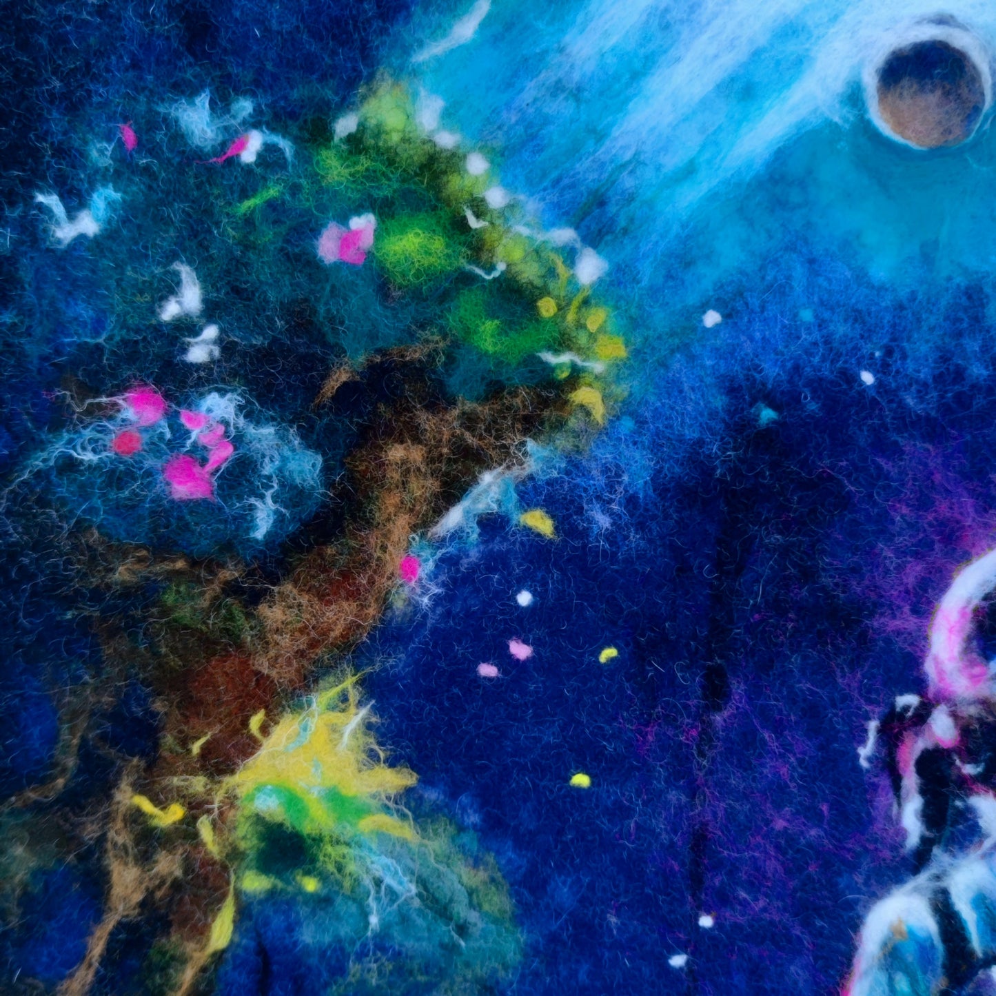 Wool Painting ”The Power of Imagination” from the Alternative Space collection