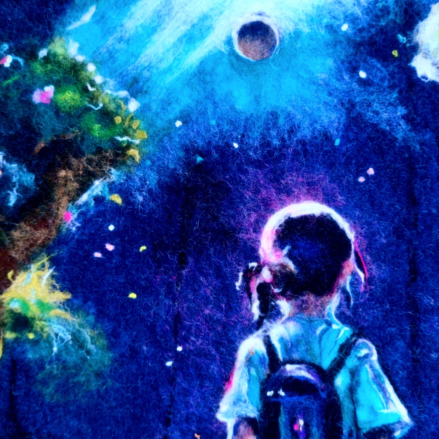 Wool Painting ”The Power of Imagination” from the Alternative Space collection