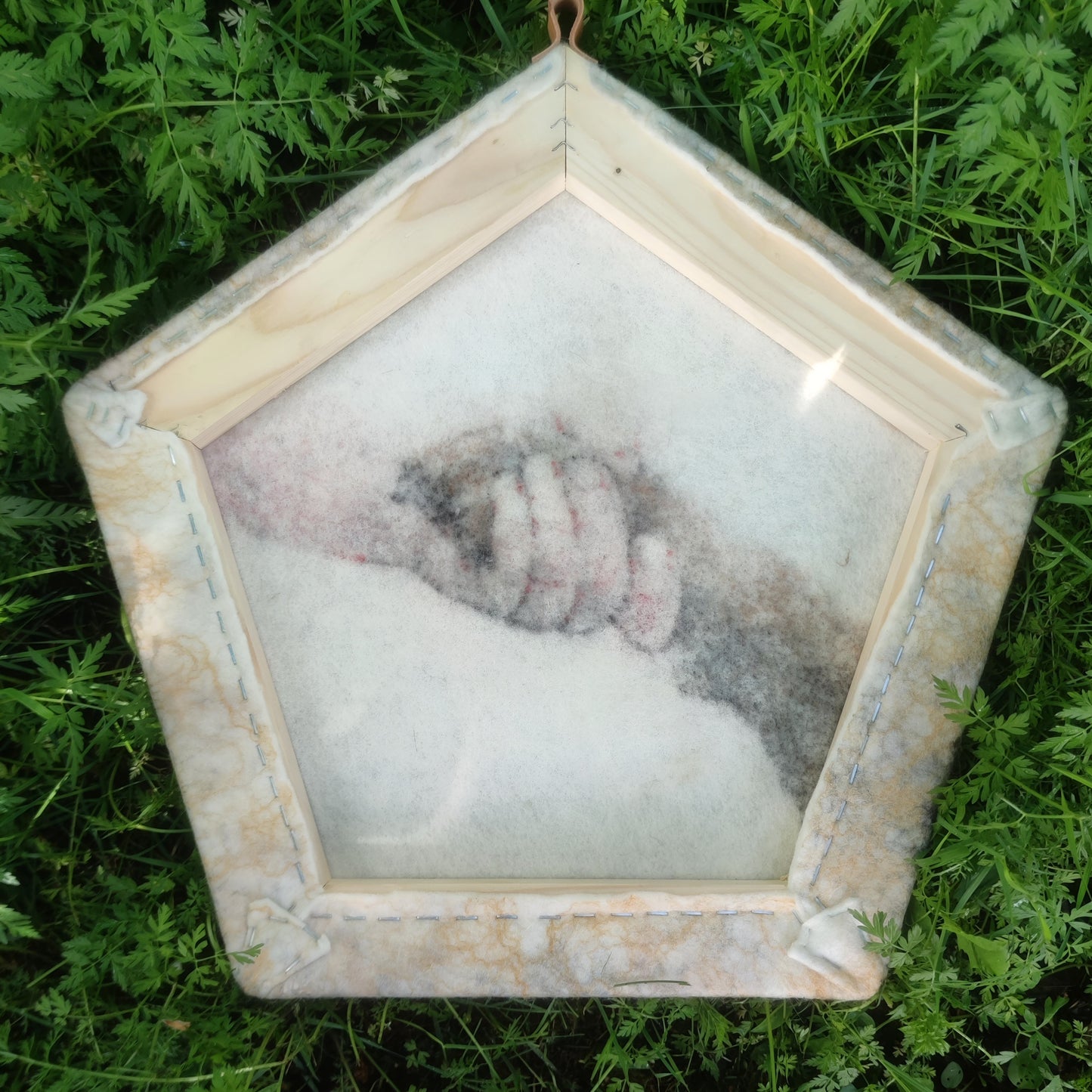 The art piece 'Forever Together' from the series 'Who's There?'