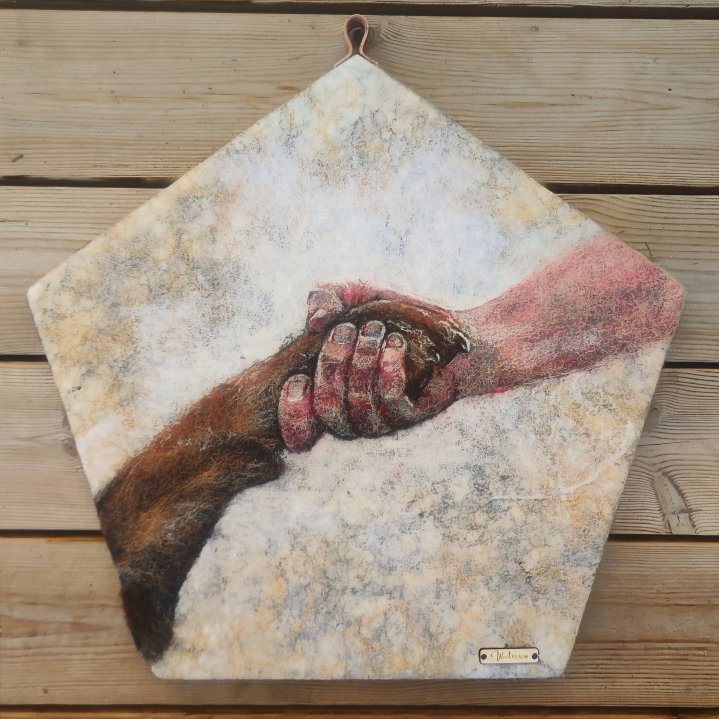 The art piece 'Forever Together' from the series 'Who's There?'