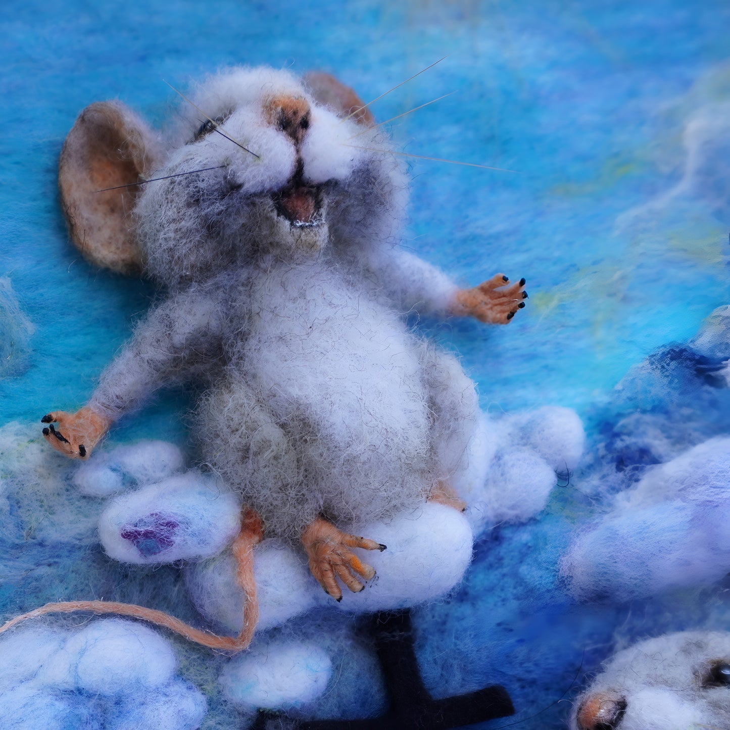 Wool Painting "The Love That Carries" from the Mini Marvels: Circular Creations collection