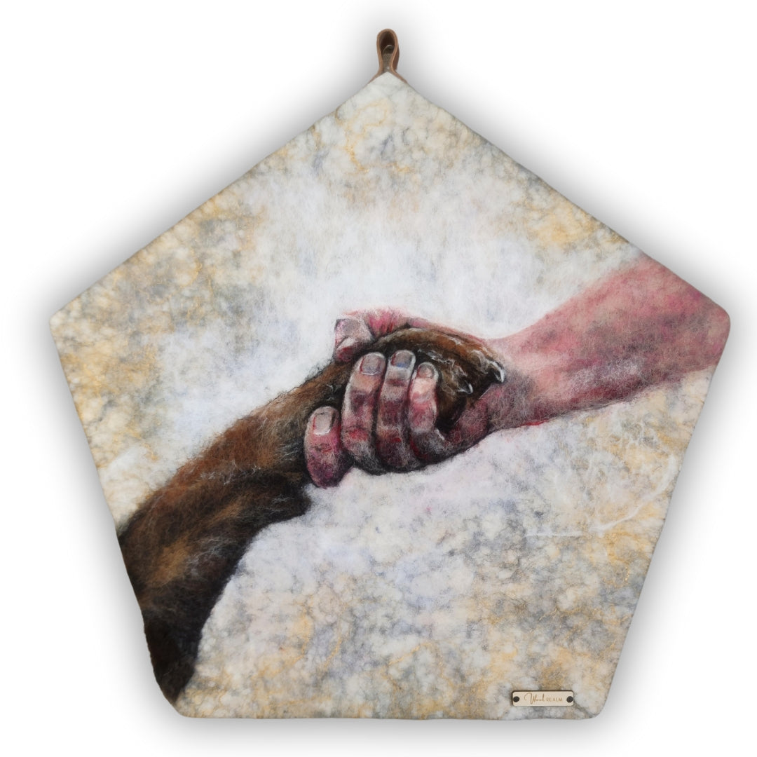 The art piece 'Forever Together' from the series 'Who's There?'