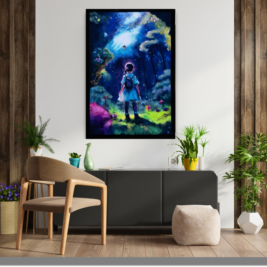 Wool Painting ”The Power of Imagination” from the Alternative Space collection