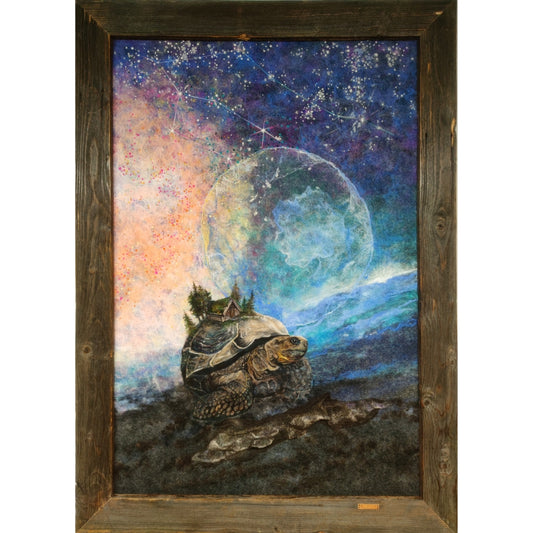 Wool Painting "The whole world is inside you" from the Civilization Chronicles collection