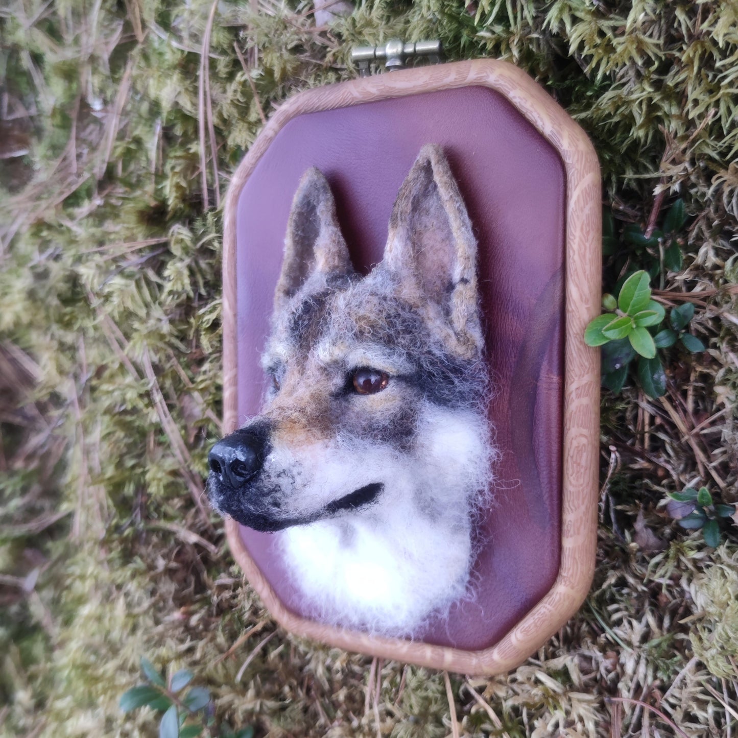 Felted Sculpture of Pet's Head