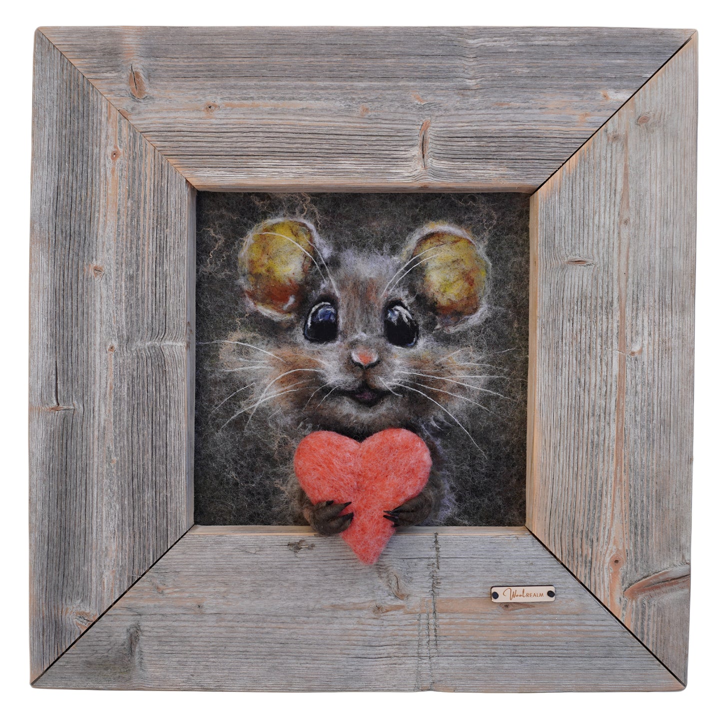 Wool Painting "Just for You" from the Mini Marvels: Circular Creations collection