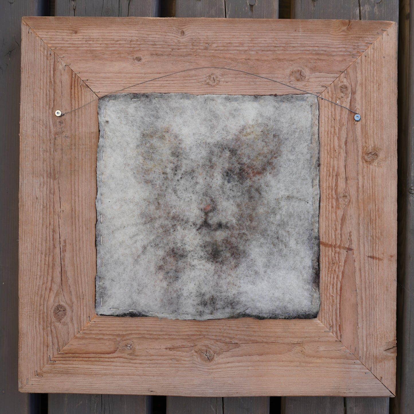 Wool Painting "Just for You" from the Mini Marvels: Circular Creations collection