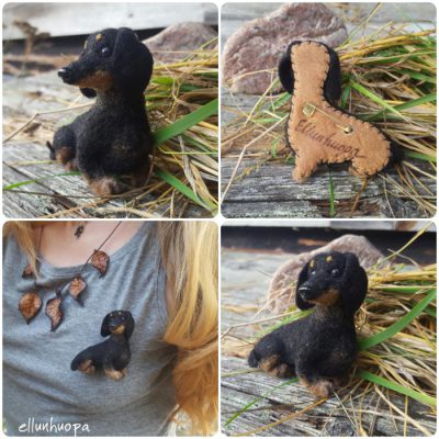 Felted Sculpture of Pet's Head